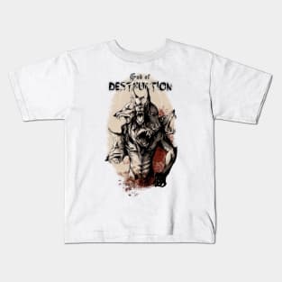 God of Destruction Kids T-Shirt